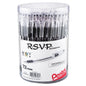 RSVP Ballpoint Pen, (1.0mm) Med Line, Black Ink, 72-pk Canister (BK91PC72A)