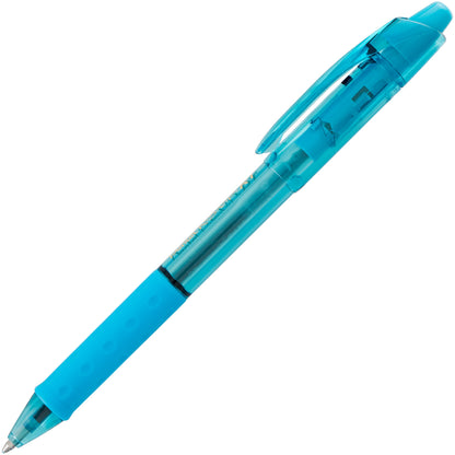 RSVP RT COLORS Retractable Ballpoint Pen, (1.0mm) Medium Line, Sky Blue Barrel, Sky Blue Ink (BK93CRS-S)