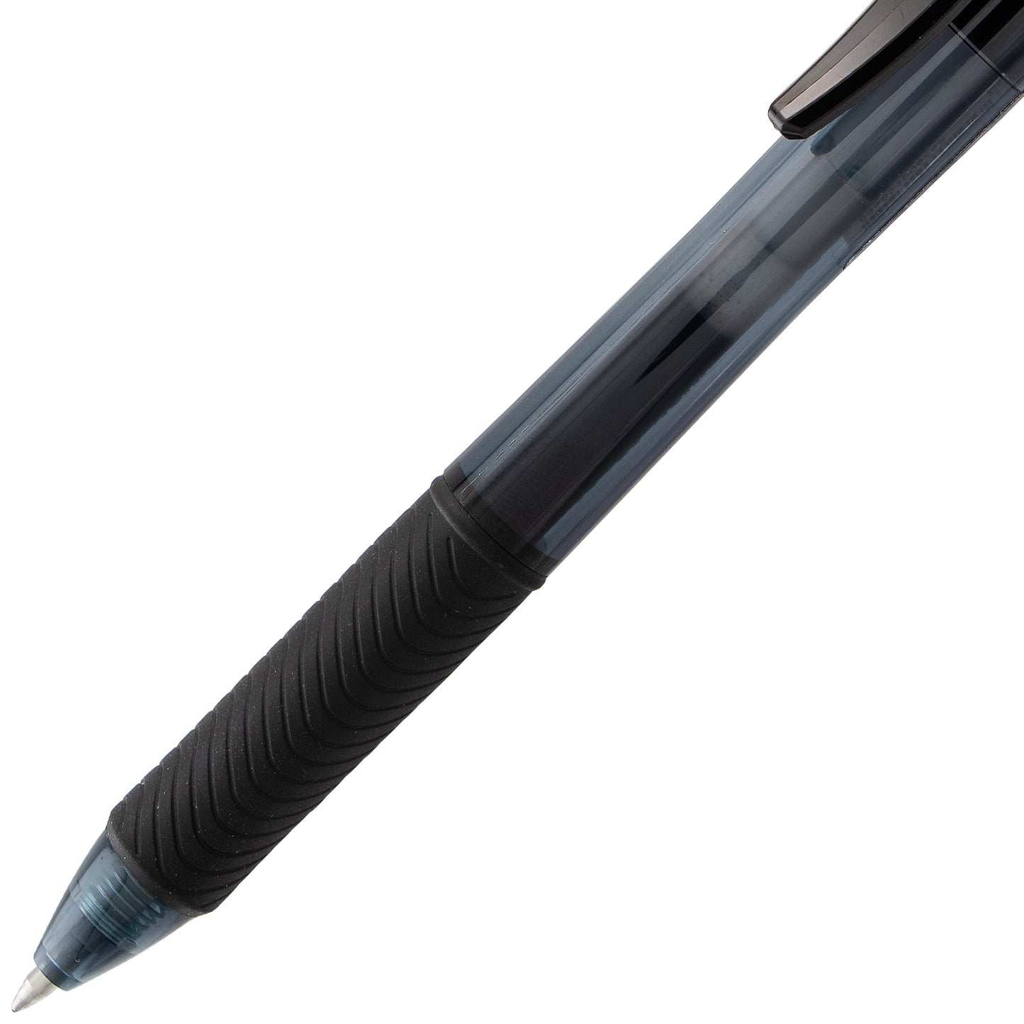 EnerGel-X Retractable Liquid Gel Pen, (0.7mm) Metal Tip, Black Ink (BL107-A)