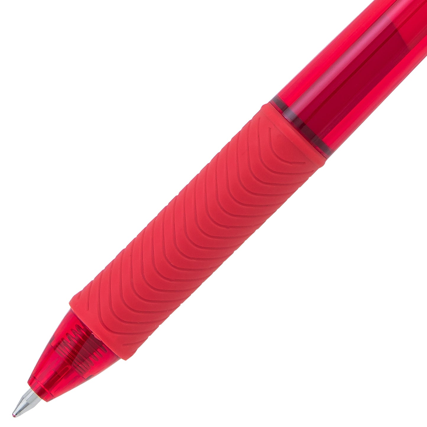 Pentel EnerGel-X Retractable Liquid Gel Pen, (0.7mm) Metal Tip, Red Ink (BL107-B)
