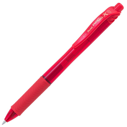 Pentel EnerGel-X Retractable Liquid Gel Pen, (0.7mm) Metal Tip, Red Ink (BL107-B)