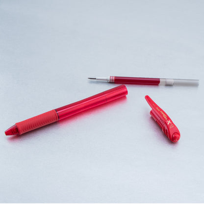 Pentel EnerGel-X Retractable Liquid Gel Pen, (0.7mm) Metal Tip, Red Ink (BL107-B)