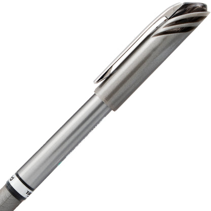 EnerGel NV Liquid Gel Pen, (0.7mm) Metal Tip, Medium Line Capped, Black Ink (BL27-A)