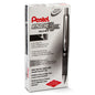 EnerGel Alloy Retractable Premium Liquid Gel Pen, (0.7mm) Metal Tip, Medium Line,Black Barrel, Black Ink (BL407A-A)