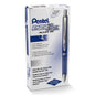 EnerGel Alloy Retractable Premium Liquid Gel Pen, (0.7mm) Metal Tip, Medium Line, Blue Barrel, Black Ink (BL407C-A)