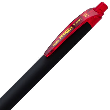 EnerGel Kuro Liquid Gel Pen, (0.7mm) Medium line, Red Ink (BL437R1-B)