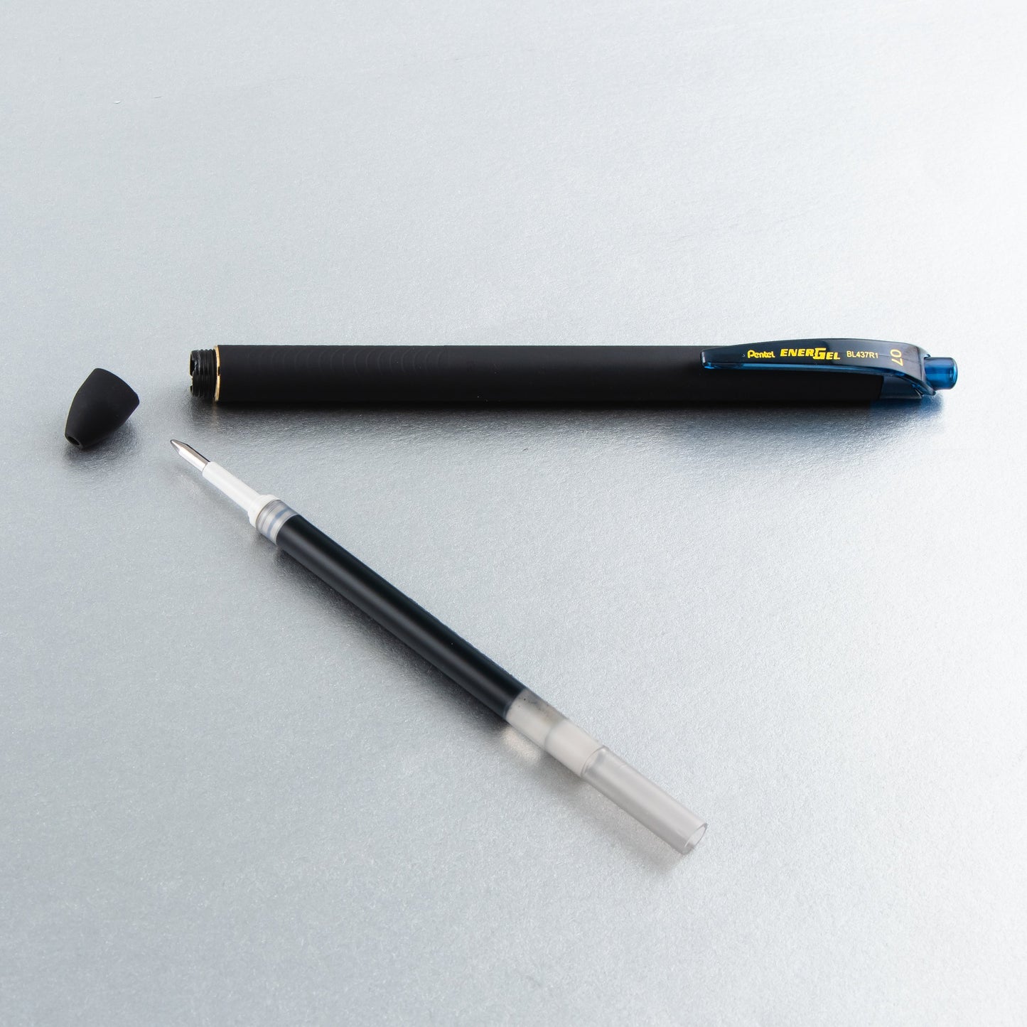 EnerGel Kuro Liquid Gel Pen, (0.7mm) Medium line, Navy Blue Ink (BL437R1-CA)