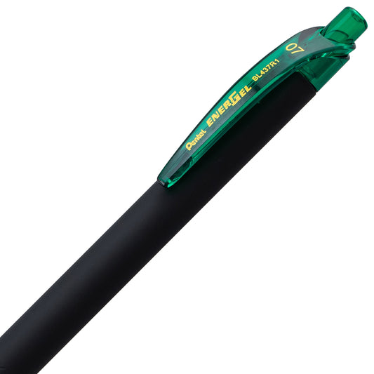 EnerGel Kuro Liquid Gel Pen, (0.7mm) Medium line, Green Ink (BL437R1-D)