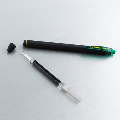 EnerGel Kuro Liquid Gel Pen, (0.7mm) Medium line, Green Ink (BL437R1-D)