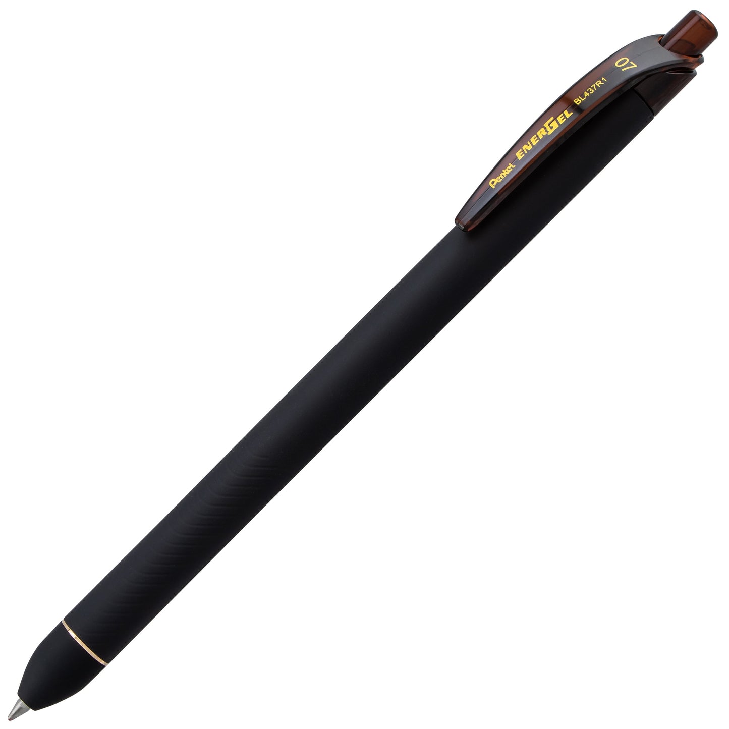 EnerGel Kuro Liquid Gel Pen, (0.7mm) Medium line, Brown Ink (BL437R1-E)