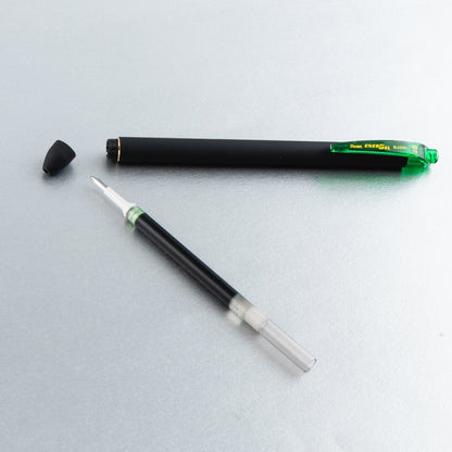 EnerGel Kuro Liquid Gel Pen, (0.7mm) Medium line, Lime Green Ink (BL437R1-K)