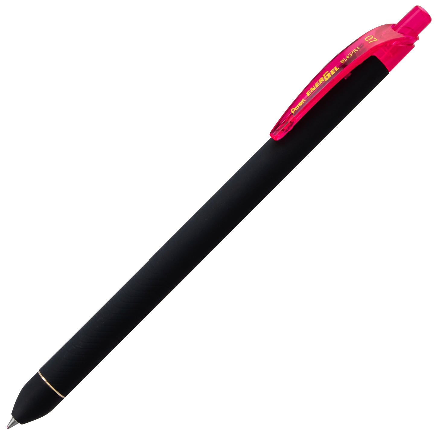 EnerGel Kuro Liquid Gel Pen, (0.7mm) Medium line, Pink Ink (BL437R1-P)