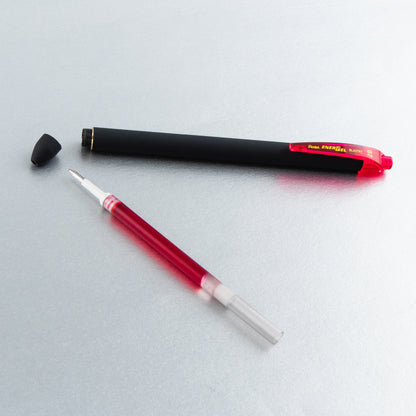 EnerGel Kuro Liquid Gel Pen, (0.7mm) Medium line, Pink Ink (BL437R1-P)