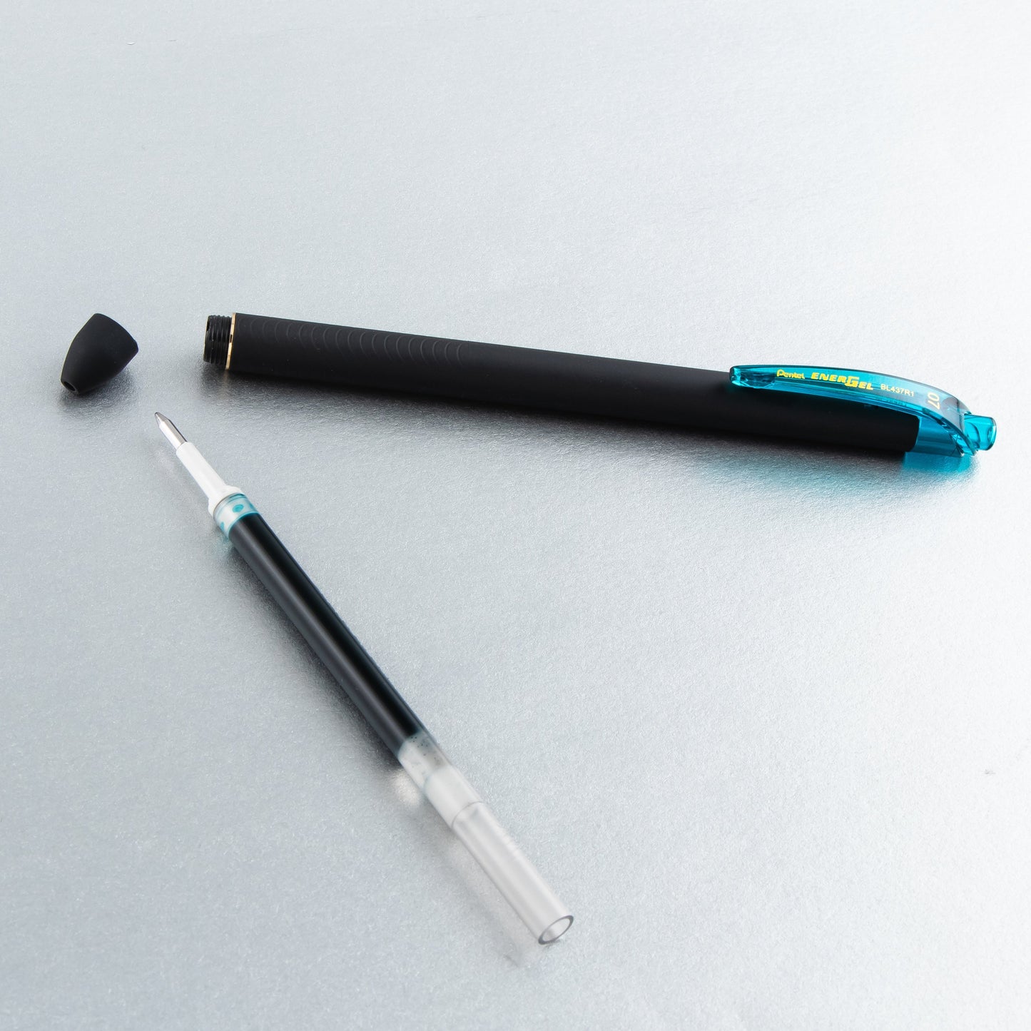 EnerGel Kuro Liquid Gel Pen, (0.7mm) Medium line, Turquoise Ink (BL437R1-S3)