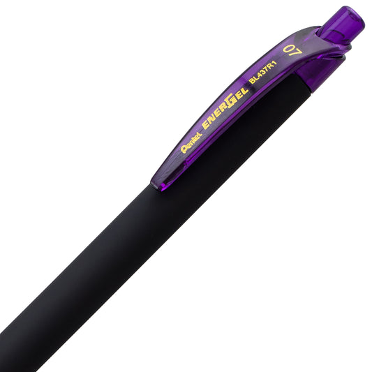 EnerGel Kuro Liquid Gel Pen, (0.7mm) Medium line, Violet Ink (BL437R1-V)