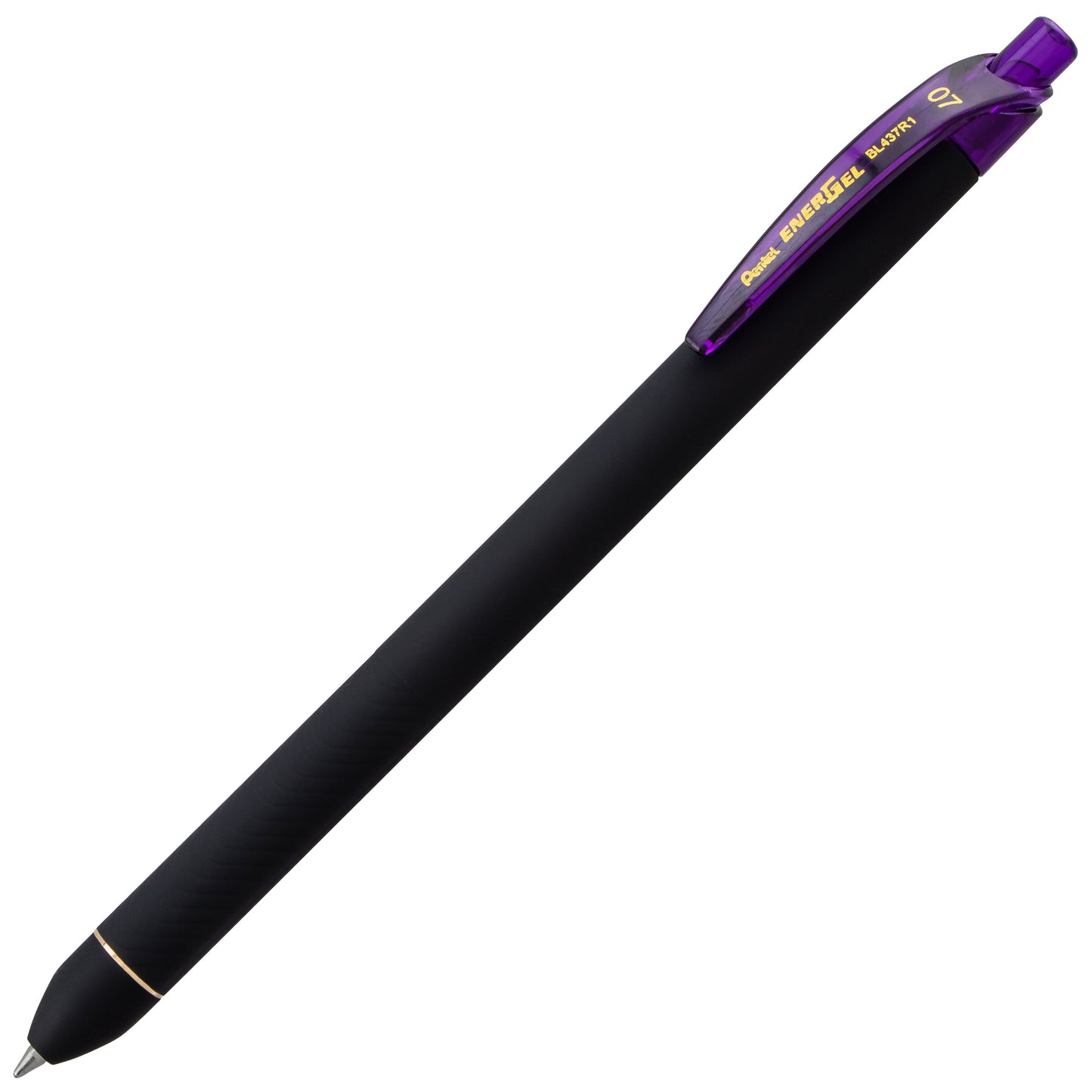 EnerGel Kuro Liquid Gel Pen, (0.7mm) Medium line, Violet Ink (BL437R1-V)