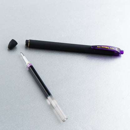 EnerGel Kuro Liquid Gel Pen, (0.7mm) Medium line, Violet Ink (BL437R1-V)