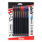 EnerGel Kuro Liquid Gel Pen, (0.7mm) Medium line, Assorted Ink (A,B,C,D,F,P,S,V), 8-pk (BL437R1BP8M)