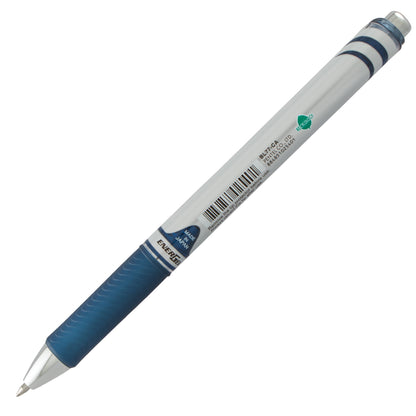 Pentel EnerGel RTX Retractable Liquid Gel Pen, (0.7mm) Metal Tip, Medium Line, Navy Blue Ink (BL77-CA)