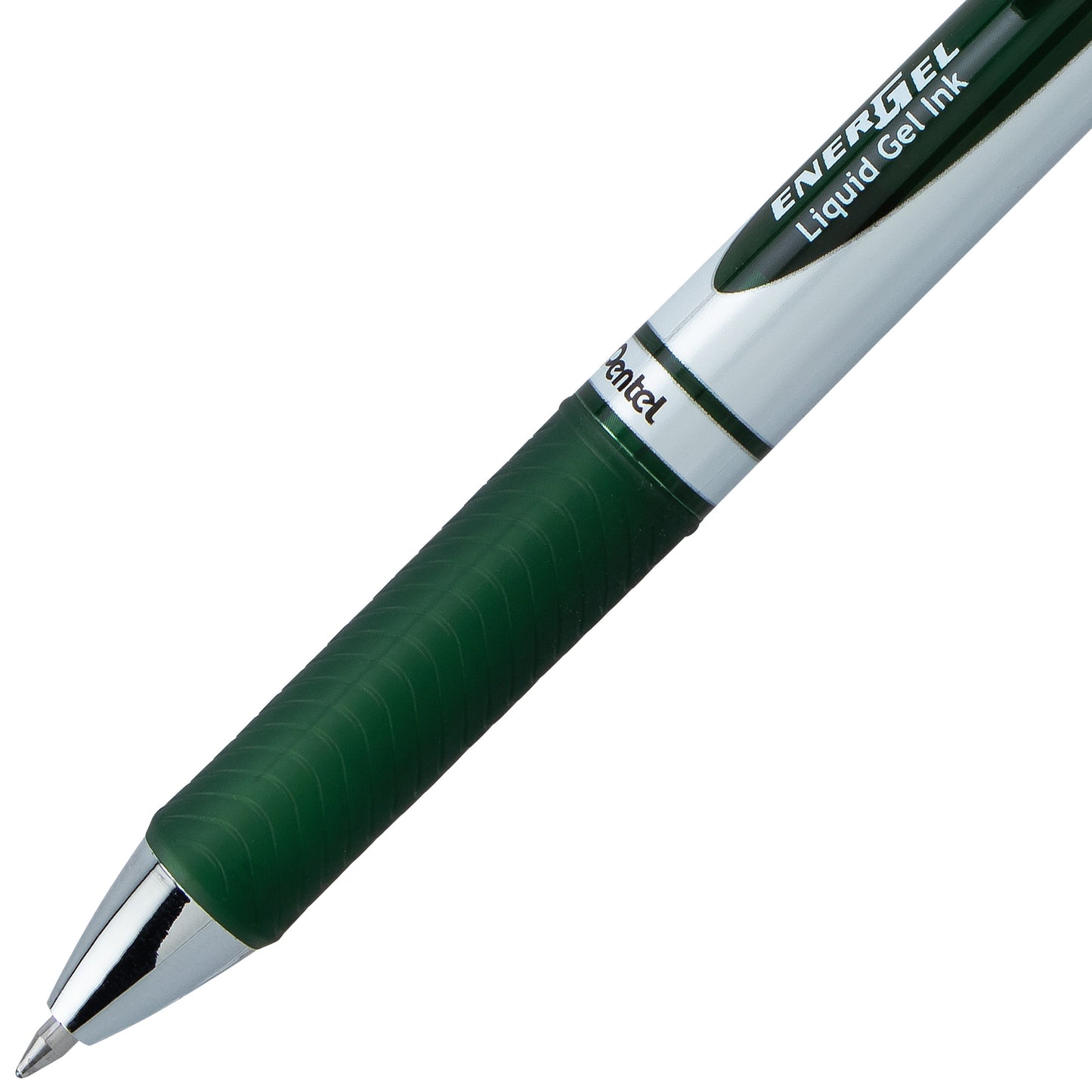 Pentel EnerGel RTX Retractable Liquid Gel Pen, (0.7mm) Medium line, Forest Green Ink (BL77-D3)