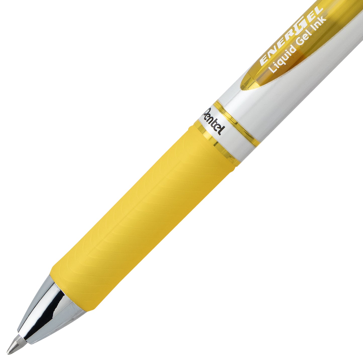 EnerGel RTX Retractable Liquid Gel Pen, (0.7mm) Medium line, Yellow Ink (BL77-G)