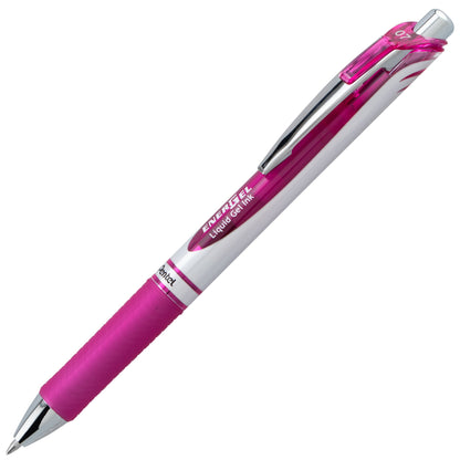 EnerGel RTX Retractable Liquid Gel Pen, (0.7mm) Medium line, Magenta Ink (BL77-V4)