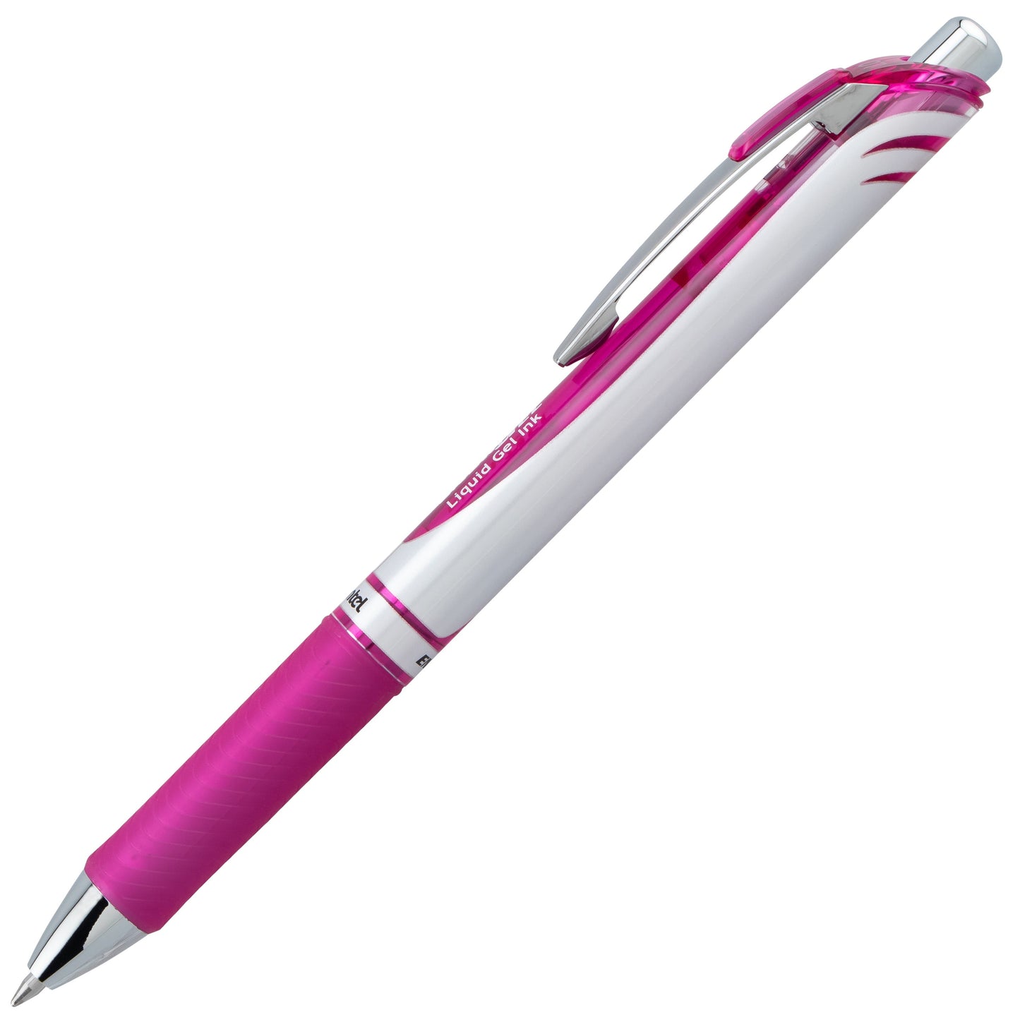 EnerGel RTX Retractable Liquid Gel Pen, (0.7mm) Medium line, Magenta Ink (BL77-V4)