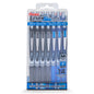 EnerGel RTX Liquid Gel Pen, (0.7mm) Medium Line, Black and Blue Ink- 14-pk plastic box (BL77PC14AC)
