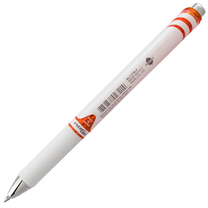 EnerGel Pearl Retractable Liquid Gel Pen, (0.7mm) Metal Tip, Medium Line, Orange Accent, Orange Ink (BL77PW-F)