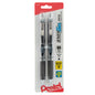 EnerGel RTX Retractable Liquid Gel Pen, (1.0mm) Metal Tip, Bold Line, Black Ink 2-Pk (BL80BP2A)