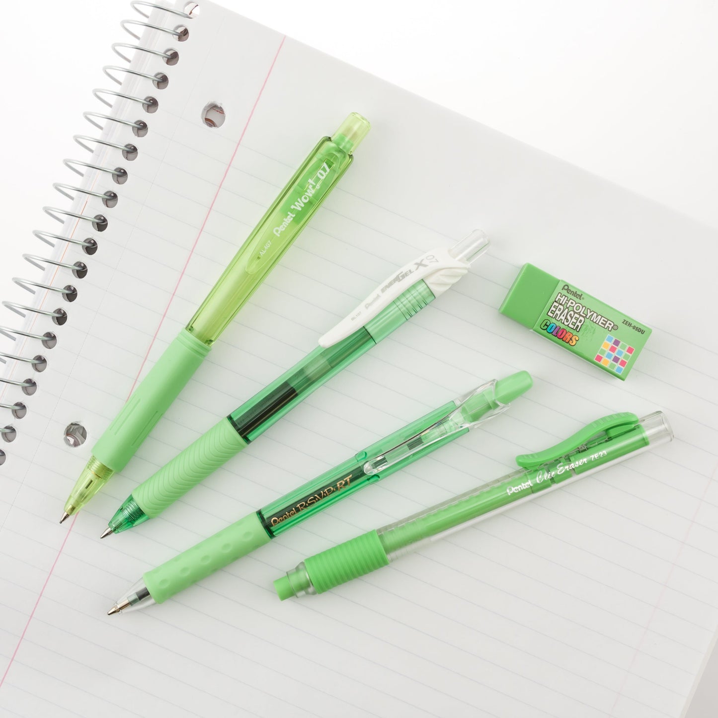 Color Shades Writing Pack - Pastel Light Green (BLBKALZBPK)
