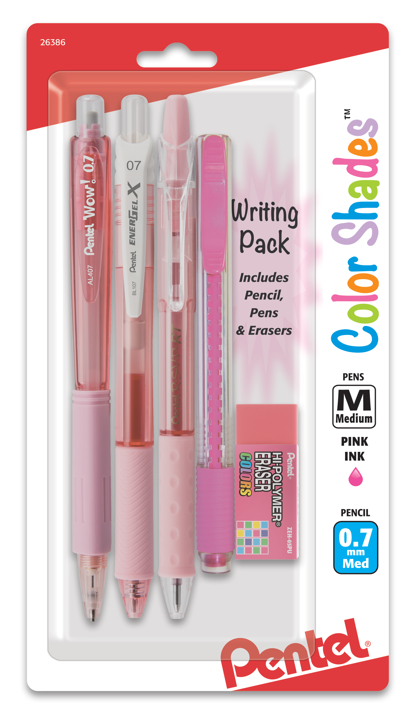 Color Shades Writing Pack - Pastel Pink (BLBKALZBPP)