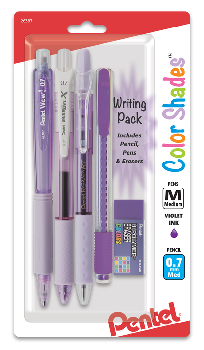 Color Shades Writing Pack - Pastel Violet (BLBKALZBPV)