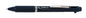 EnerGel 3 Multi-Function, 3-Ink Gel Pen, (0.5mm) Fine Line, Black/Red/Blue Ink, Dark Blue Barrel (BLC35C)