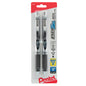 EnerGel RTX Retractable Liquid Gel Pen, (0.3mm) Needle Tip, Extra Fine Line, Black Ink, 2-Pk (BLN73BP2A)