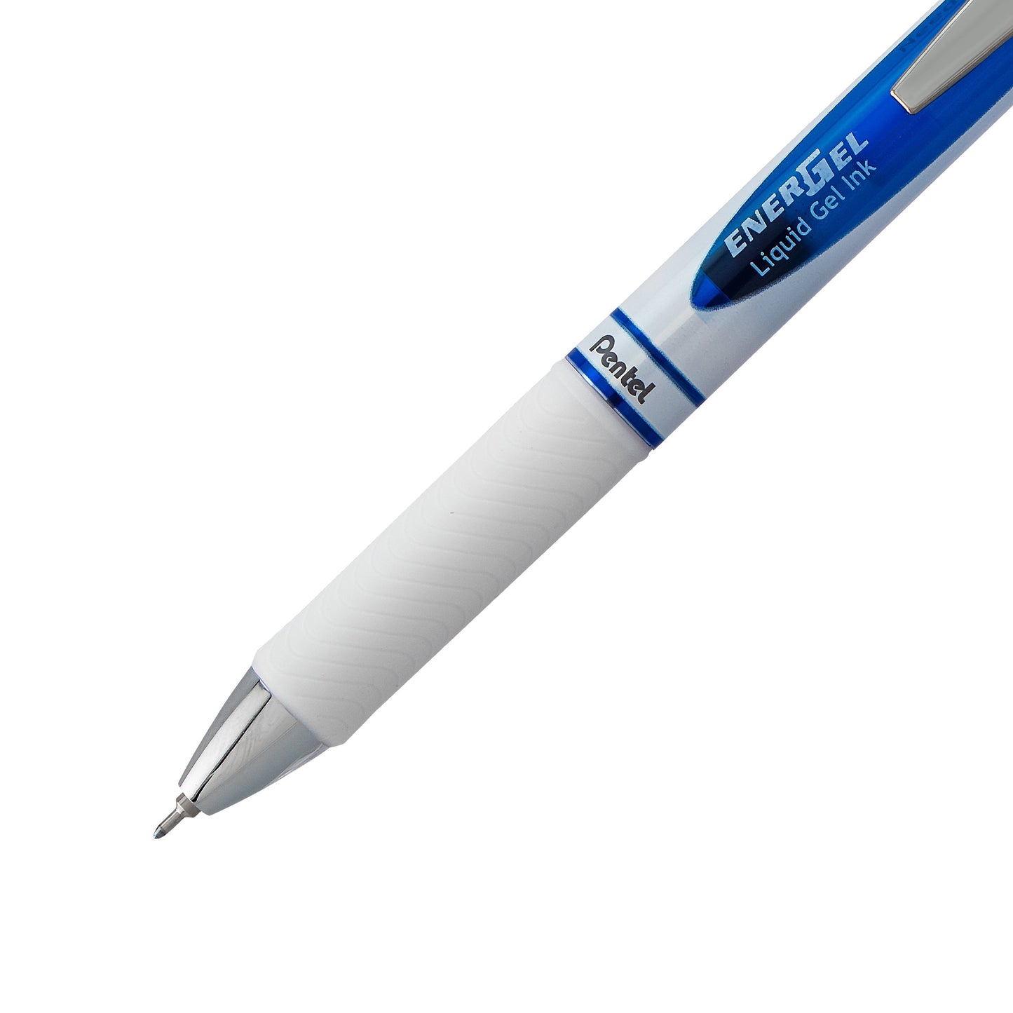 Pentel EnerGel Pearl Retractable (0.5mm) Needle Tip, Fine Line, Blue Accent, Blue Ink (BLN75PW-C)