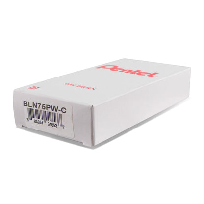 Pentel EnerGel Pearl Retractable (0.5mm) Needle Tip, Fine Line, Blue Accent, Blue Ink (BLN75PW-C)
