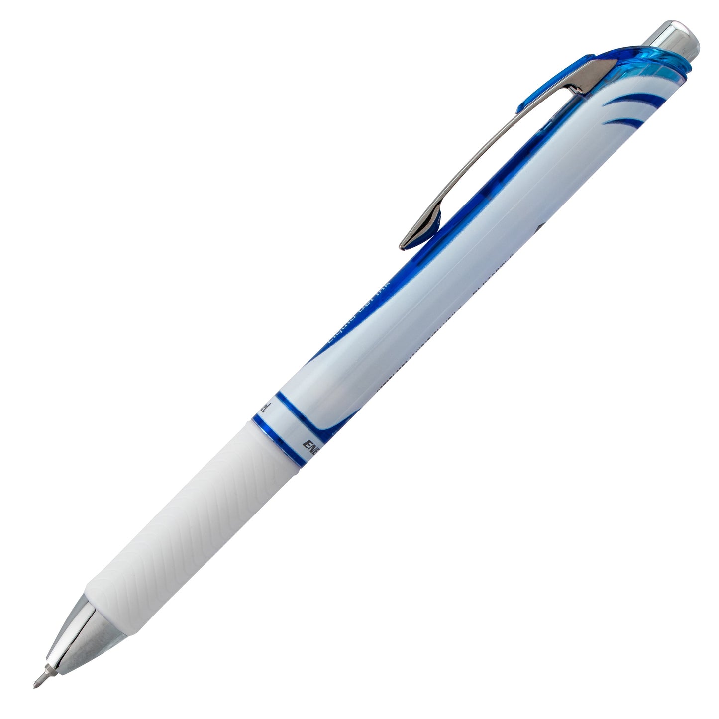 Pentel EnerGel Pearl Retractable (0.5mm) Needle Tip, Fine Line, Blue Accent, Blue Ink (BLN75PW-C)