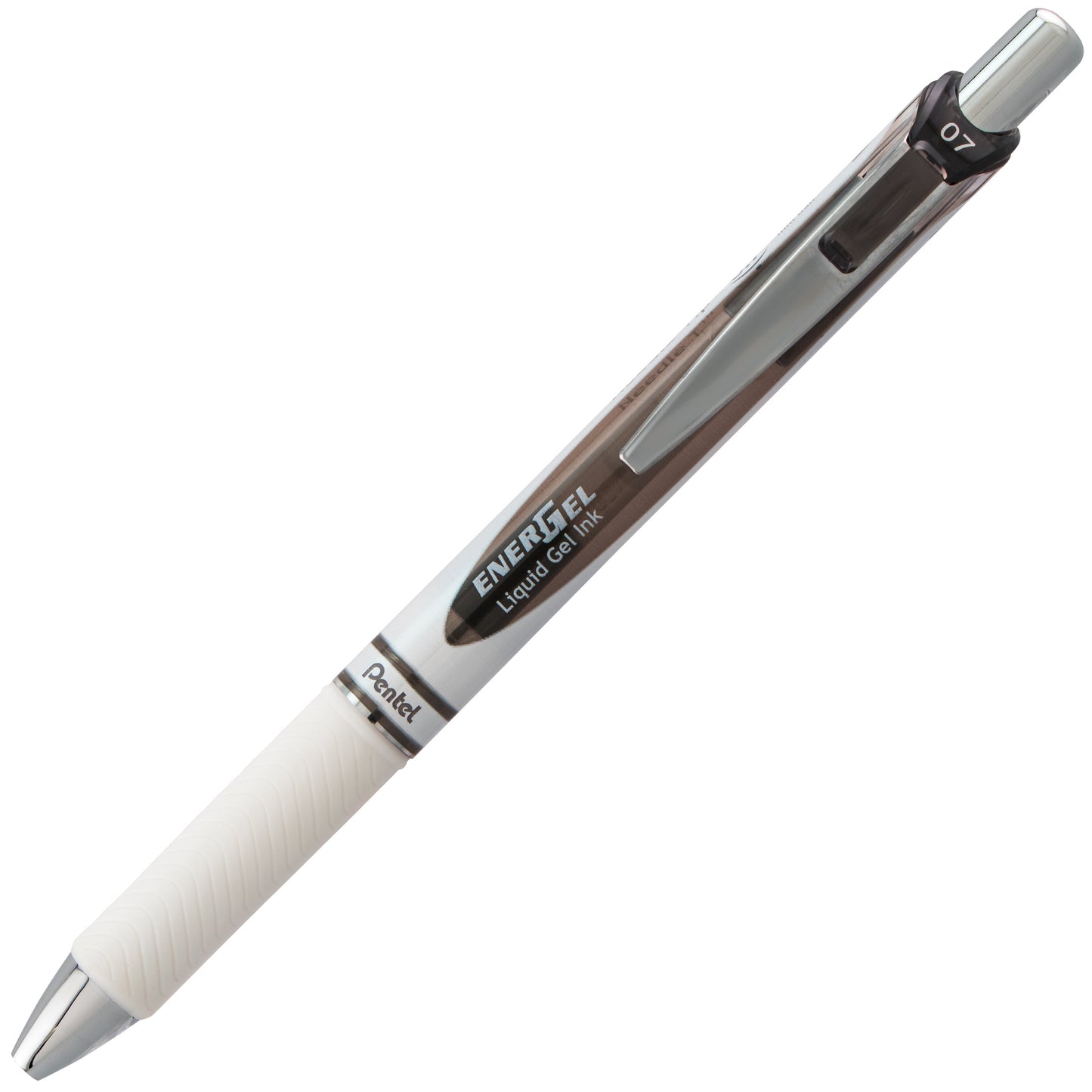 EnerGel Pearl Retractable Liquid Gel Pen, (0.7mm) Needle Tip, Medium Line, Black Ink (BLN77PW-A)