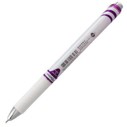 EnerGel Pearl Retractable Liquid Gel Pen, (0.7mm) Needle Tip, Medium Line, Violet Ink (BLN77PW-V)