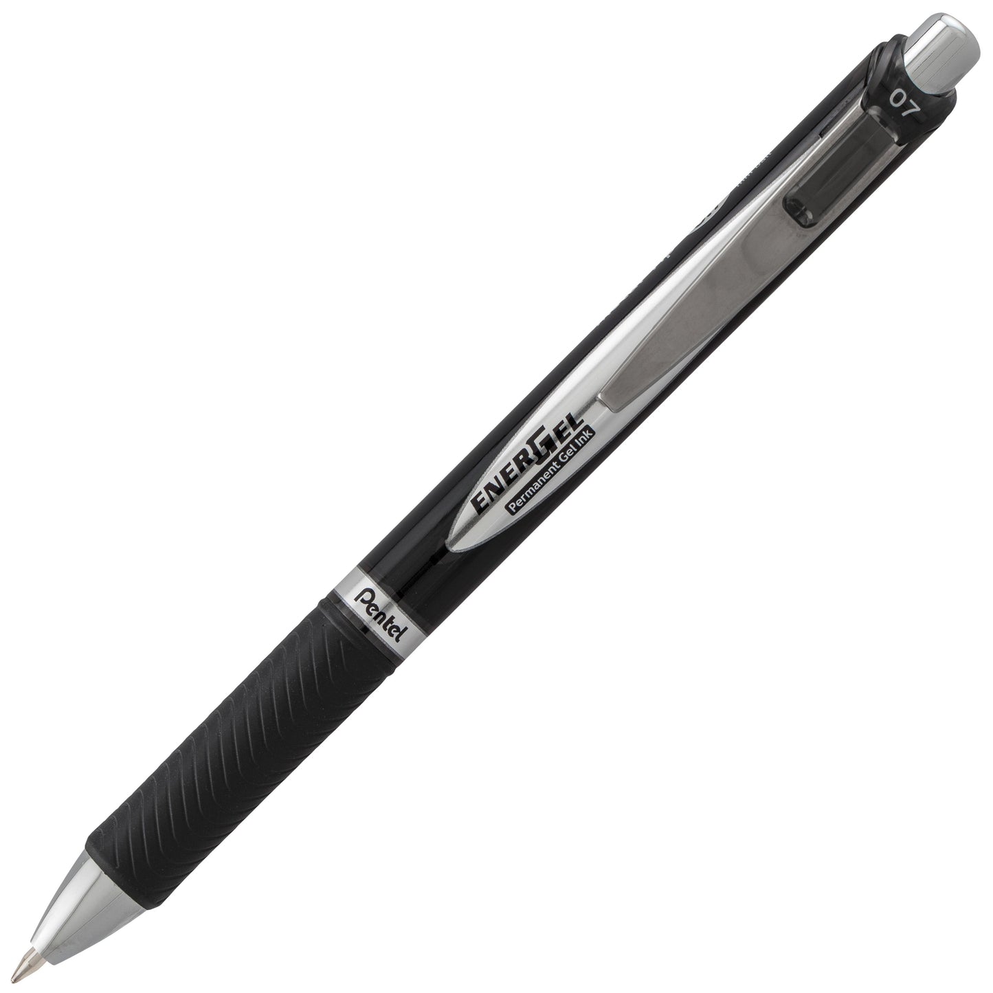 EnerGel PRO Permanent Gel Pen, (0.7mm) Medium Line, Black Ink (BLP77-A)