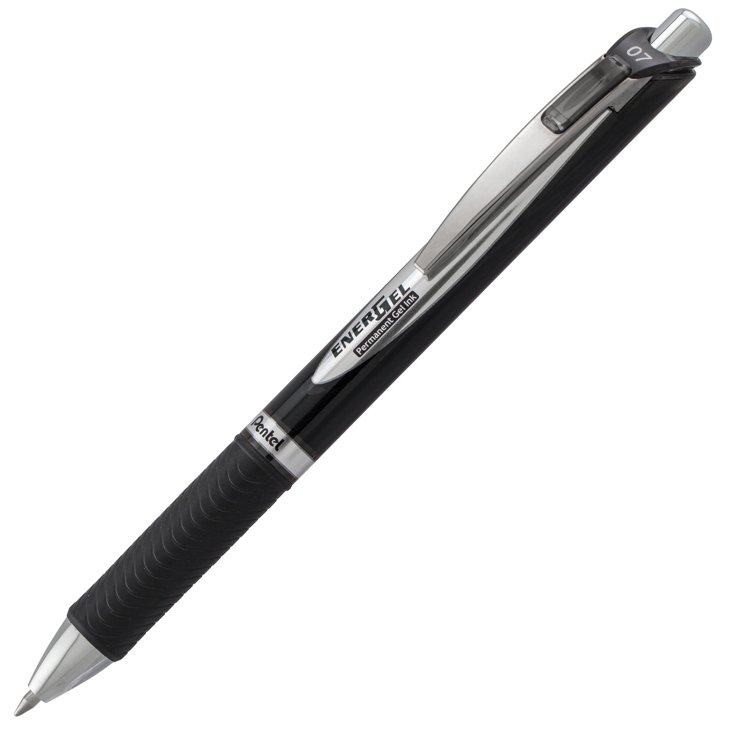 EnerGel PRO Permanent Gel Pen, (0.7mm) Medium Line, Black Ink (BLP77-A)