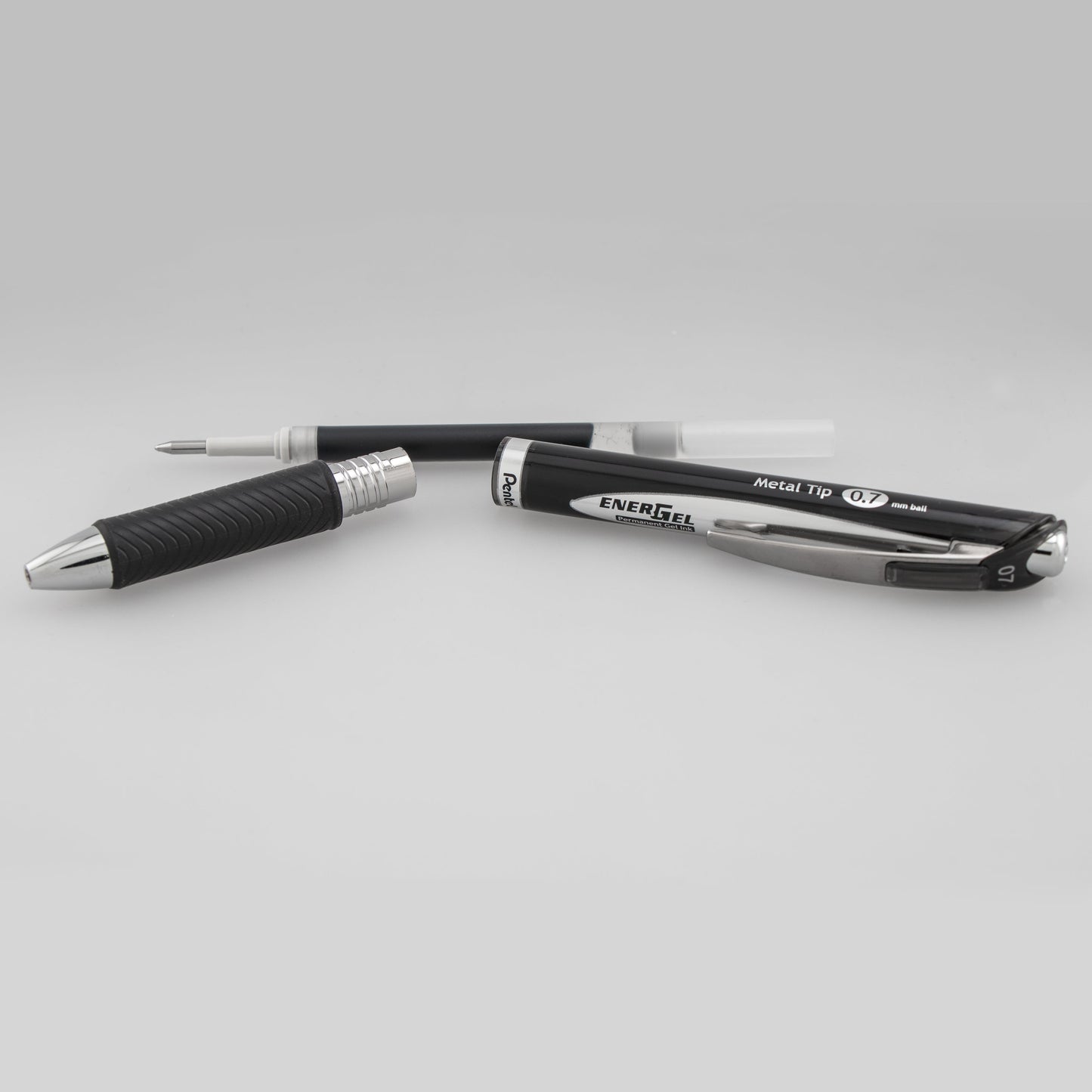 EnerGel PRO Permanent Gel Pen, (0.7mm) Medium Line, Black Ink (BLP77-A)