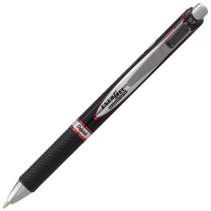 EnerGel PRO Permanent Gel Pen, (0.7mm) Medium Line, Red Ink (BLP77-B)