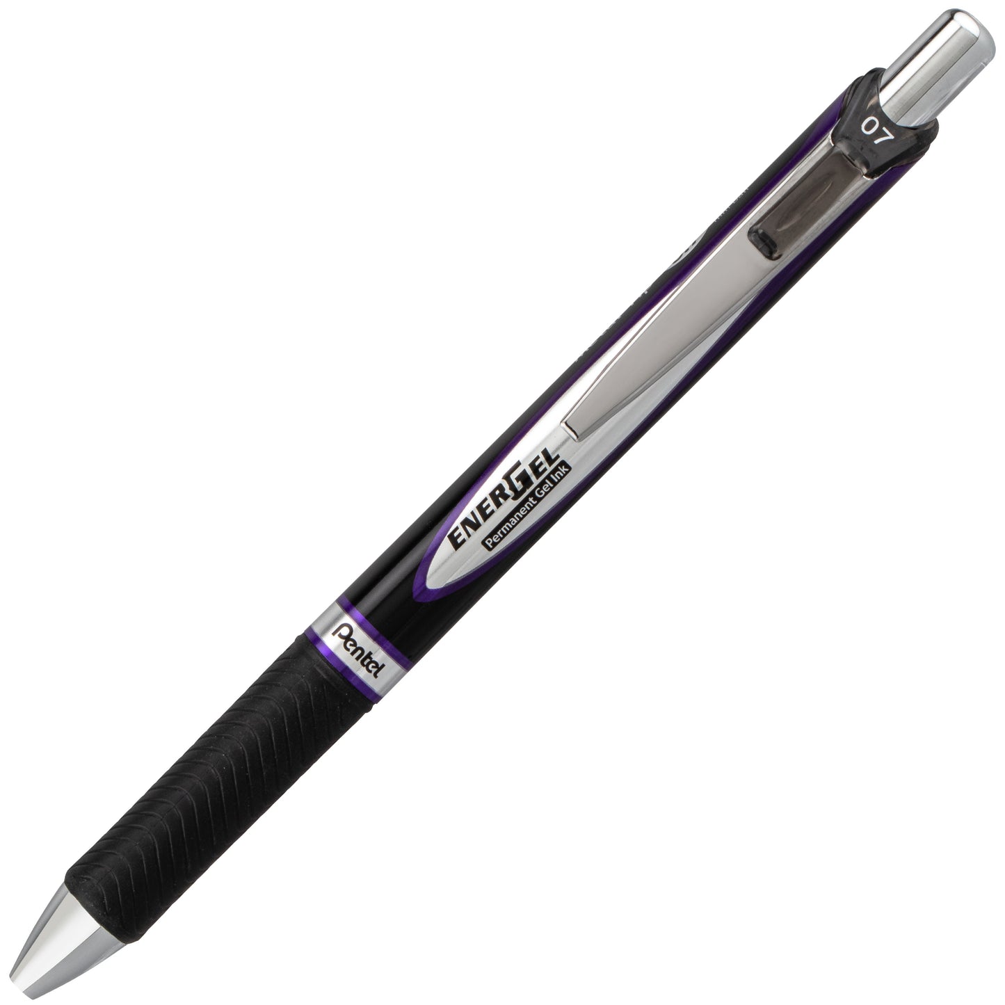 EnerGel PRO Permanent Gel Pen, (0.7mm) Medium Line, Violet Ink (BLP77-V)