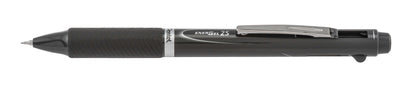 EnerGel 2S Multi-Function, 2-Ink + Pencil, (0.5mm) Fine Line, Black/Red Ink/0.5mm Pencil, Dark Gray Barrel (BLW355N)