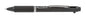 EnerGel 2S Multi-Function, 2-Ink + Pencil, (0.5mm) Fine Line, Black/Red Ink/0.5mm Pencil, Dark Gray Barrel (BLW355N)