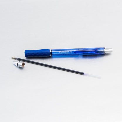 Pentel RSVP Super RT Ballpoint Pen, (0.7mm) Fine Line, Blue Ink (BX477-C)