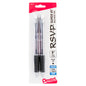 RSVP Super RT Ballpoint Pen, (0.7mm) Fine Line, Black Ink, 2-Pk (BX477BP2A)