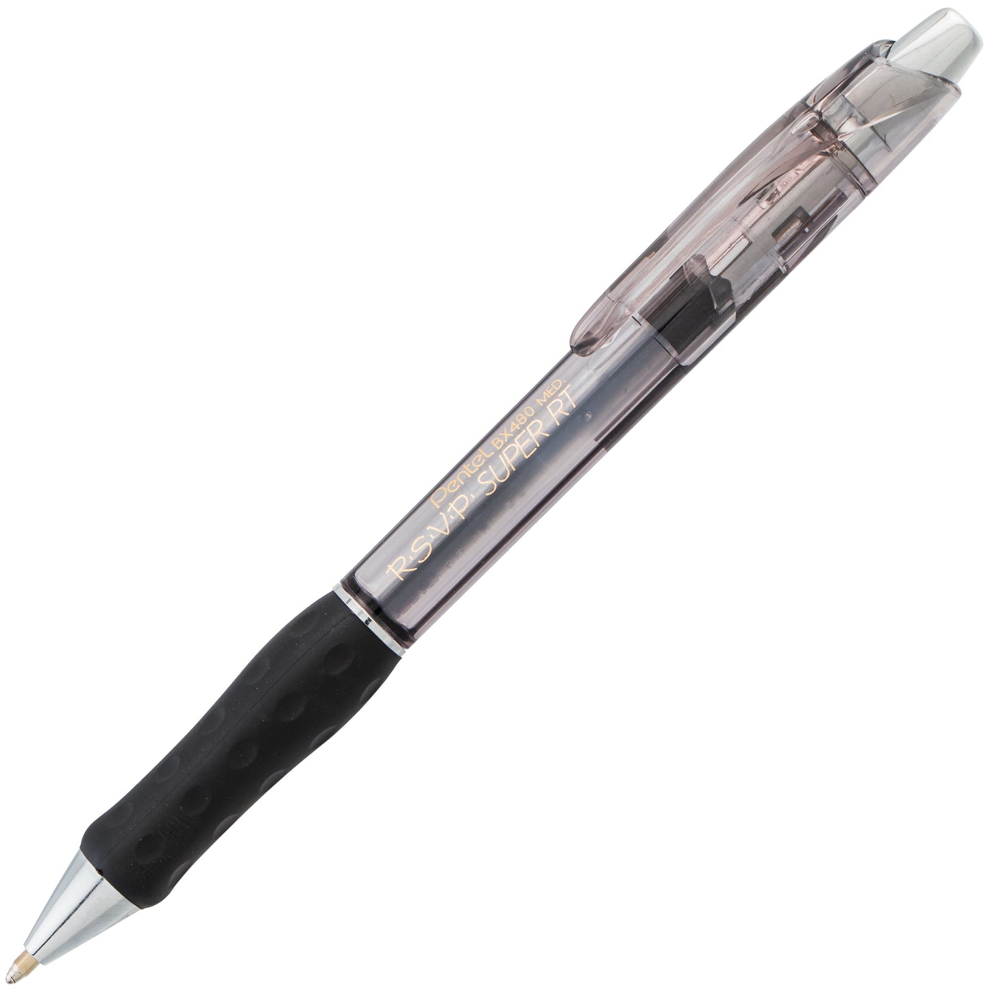 RSVP Super RT Ballpoint Pen, (1.0mm) Medium Line, Black Ink (BX480-A)